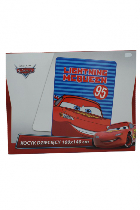 Paturica groasa Cars 100 x 140 cm Disney 01AL, Albastru [3]