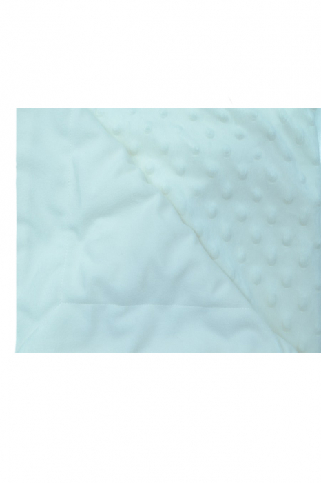 Paturica pentru copii 75 x 85 cm BiBaby PC-014, Alb [3]