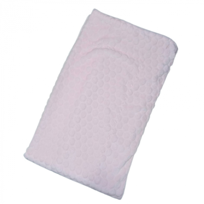 Paturica pufoasa pentru copii, cu bule, 105 x 85 cm, Mini Junior 95024-02, Roz [1]