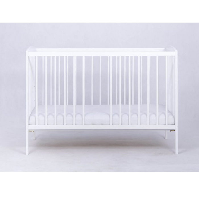 Patut 120 x 60 cm din lemn Drewex Kuba 000268, Alb [2]