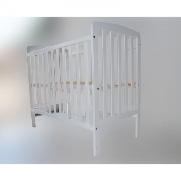 Patut din lemn masiv de pin cu 3 nivele de inaltime 100 x 50 cm pentru copii Drewex Alicja 005201, Alb [3]