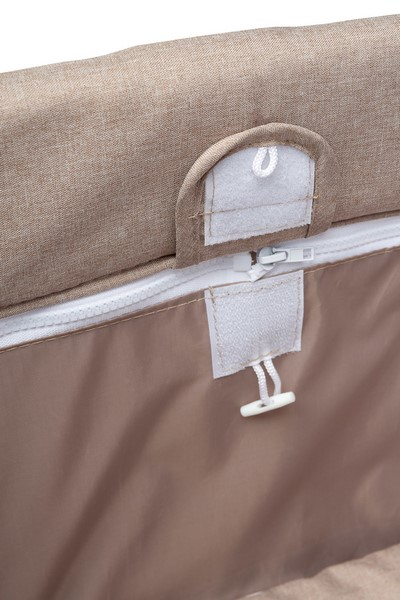 Patut pliabil, ideal pentru calatorii, joaca dar si patut traditional BASIC PLUS Caretero 300355, Bej [6]