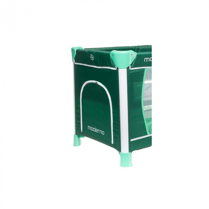 Patut pliabil pentru baieti 4Baby Moderno PPBM4-V, Verde [3]