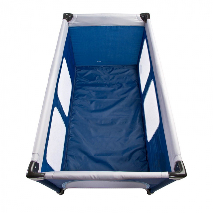 Patut pliabil pentru baieti Caretero Simplo Plus PPCS1-B, Bleumarin [3]