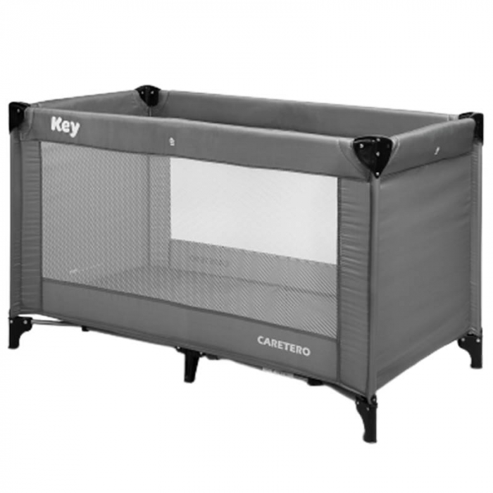 Patut pliabil pentru copii Caretero Key PV54534, Gri [2]