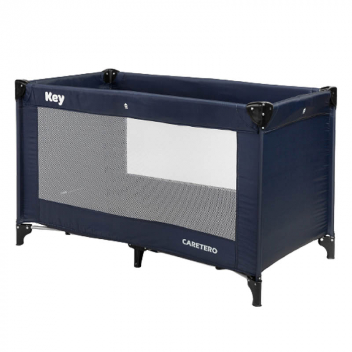 Patut pliabil pentru copii Caretero Key PV54566, Bleumarin [2]