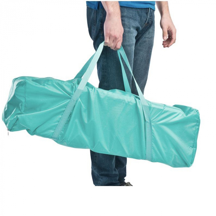 Patut pliabil pentru fetite Caretero Grande Plus PPGP1-T, Turcoaz [3]