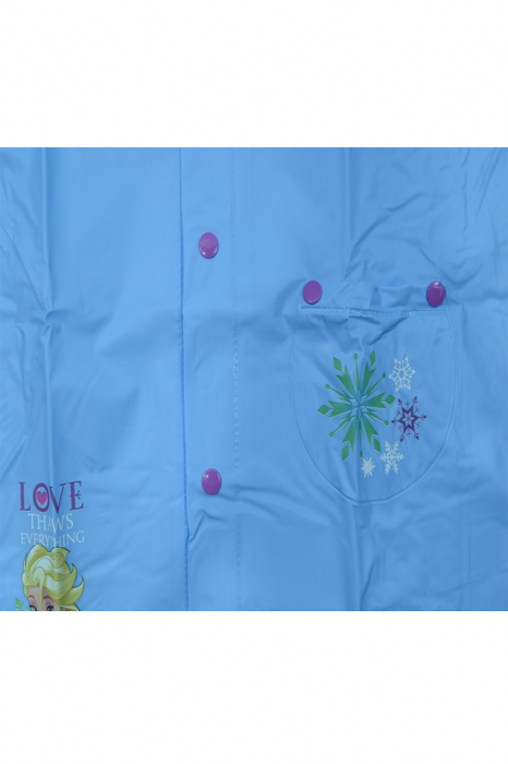 Pelerina de ploaie pentru fete Frozen Setino WD9782-128, Multicolor [4]