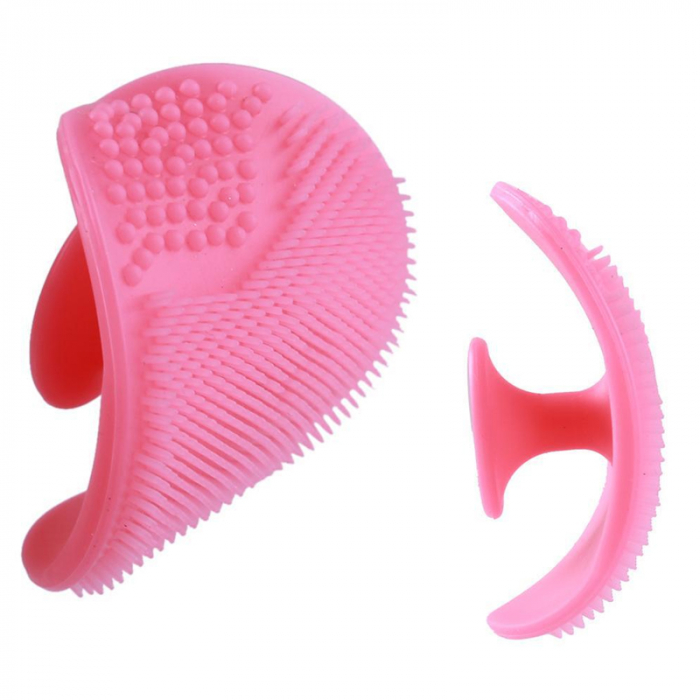 Perie de baie din silicon pentru bebelusi Frida Baby 329119, Roz [4]