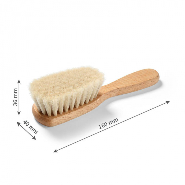 Perie de par pentru bebelusi BabyOno 799, Maro [2]