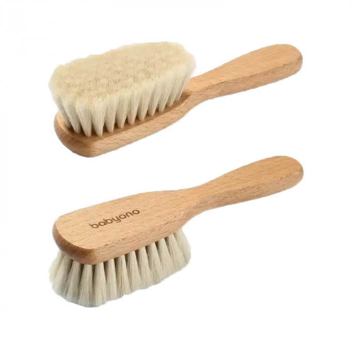 Perie de par pentru bebelusi BabyOno 799, Maro [3]