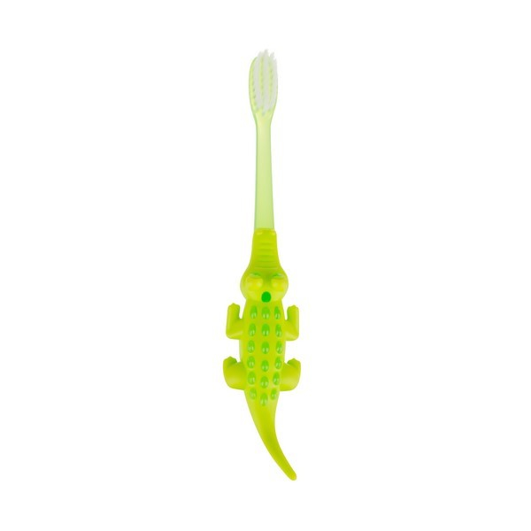 Periuta de dinti cu model crocodil, pentru copii Akuku A0641, Verde [5]