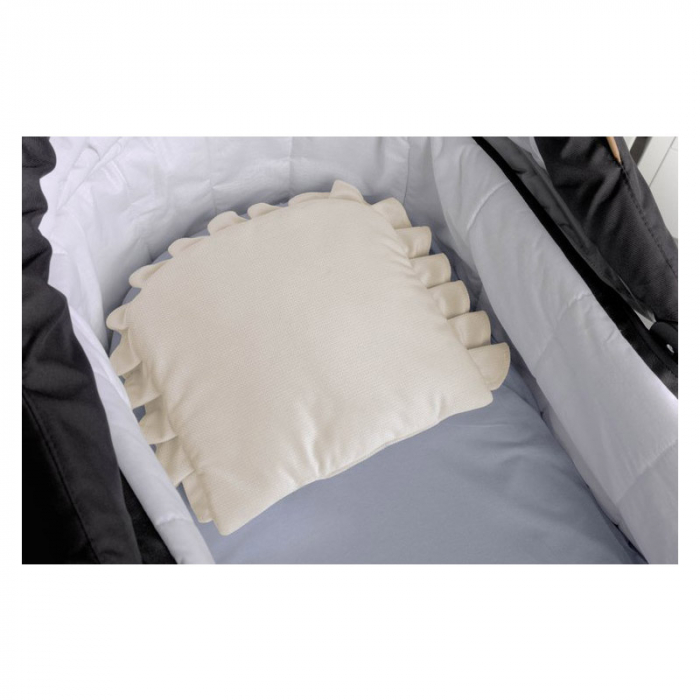 Perna cu volanase pentru copii 35 x 25 cm Sensillo 4636, Crem [4]