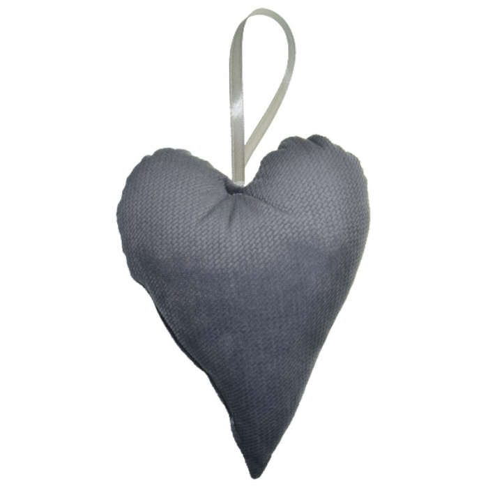 Perna decorativa inimioara pentru copii 20 cm Belisima PD132, Gri [2]