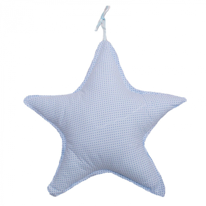 Perna decorativa steluta 40 x 40 cm Belisima P01-729AL, Albastru [2]