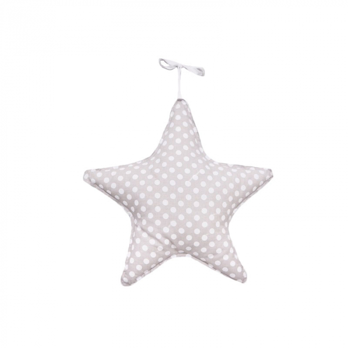 Perna decorativa steluta 40 x 40 cm Belisima P01-729G1, Gri [2]