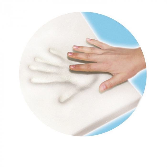 Perna antiregurgitare pentru bebelusi 60 x 36 cm SmartKlin BabyMatex 001908, Alb [4]