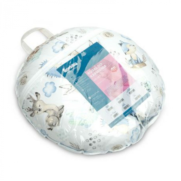 Perna pentru alaptat cu 2 fete 60 x 40 x 11 cm Sensillo 394978, Albastru [4]