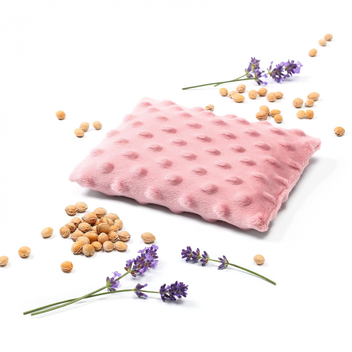 Perna termica cu samburi de cires si miros de lavanda BabyOno 796/01, Roz [2]