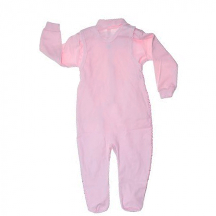 Pijama 2 piese salopeta si bluza pentru fete Koala K847RZ, Roz [3]
