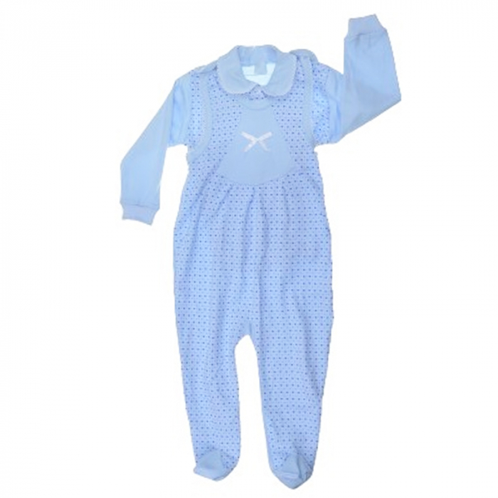 Pijama 2 piese salopeta si bluza pentru baieti Koala K847A, Albastru [2]