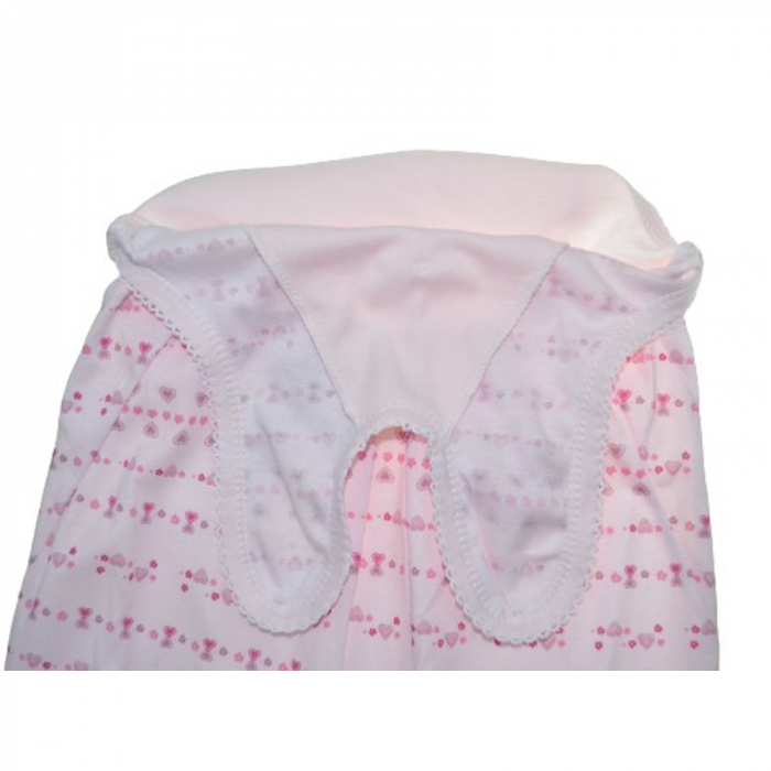 Pijama tip salopeta pentru fete Koala KK829, Roz [3]