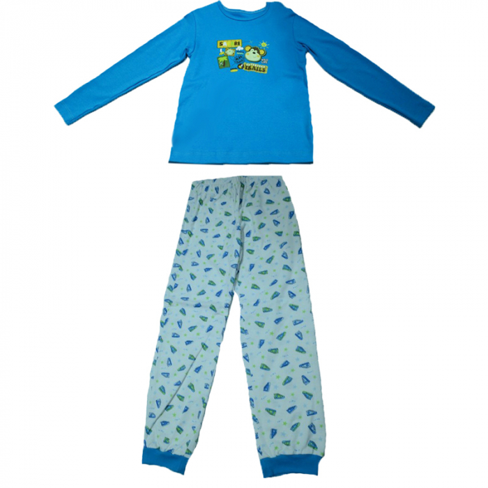 Pijama pentru baieti Piticot PJB1-122, Albastru [1]