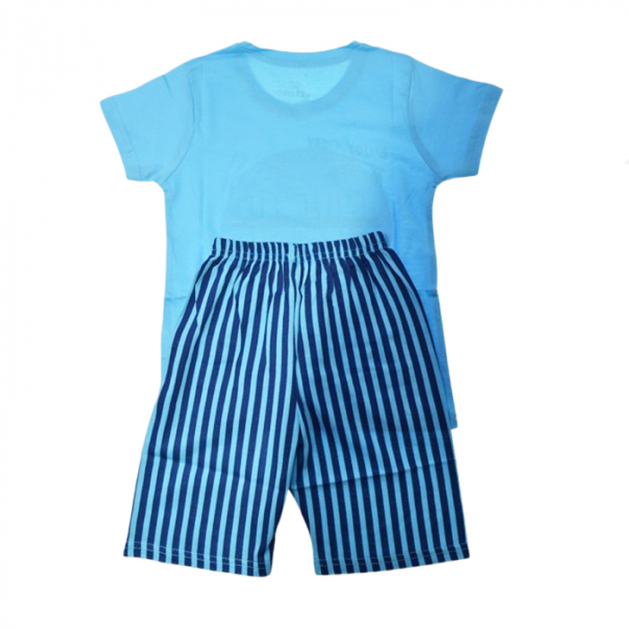 Pijama de vara pentru baieti Mini Junior VTMO-70210, Albastru [2]