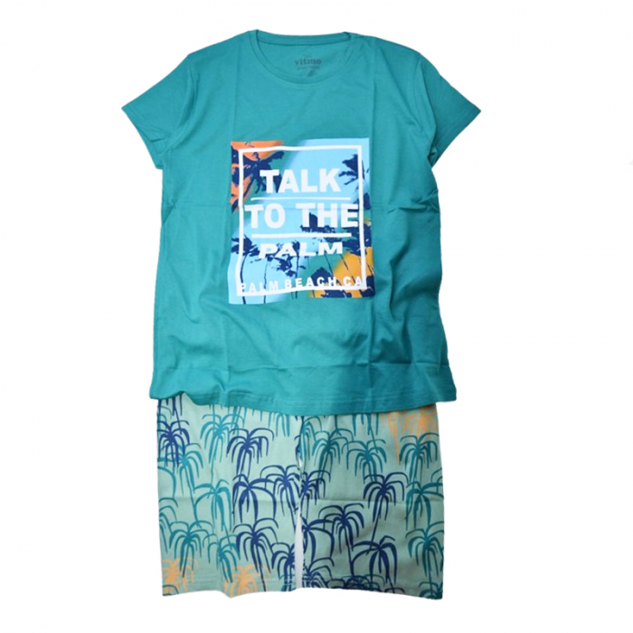 Pijama de vara pentru baieti Mini Junior VTMO-73044, Multicolor [1]