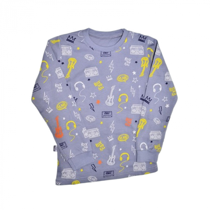 Pijama din 2 piese, pentru baieti, Mini Junior 200825G, Gri [2]