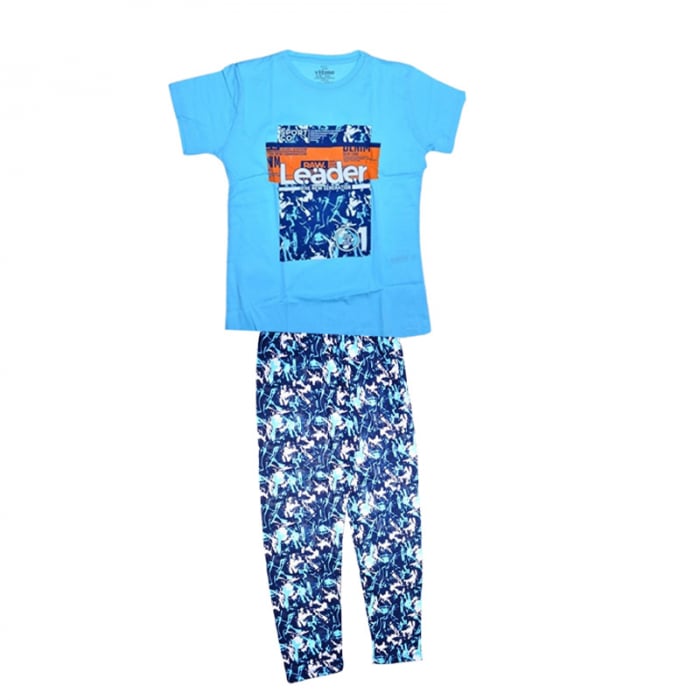 Pijama din 2 piese, pentru baieti, Mini Junior 25309A, Albastru [1]