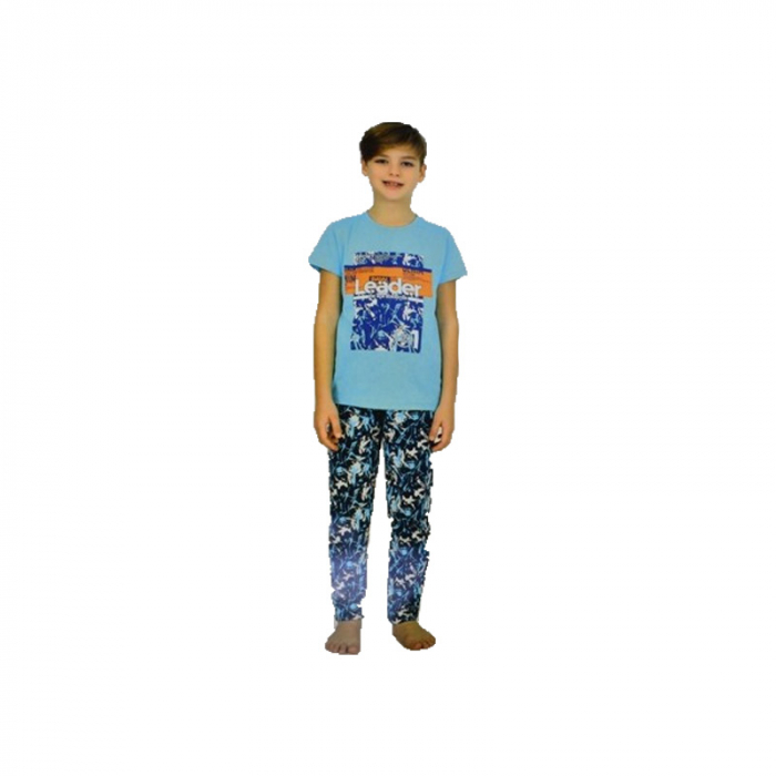 Pijama din 2 piese, pentru baieti, Mini Junior 25309A, Albastru [2]