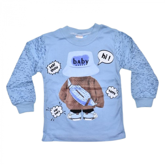 Pijama din 2 piese, pentru baieti, Mini Junior 30016A, Albastru [4]