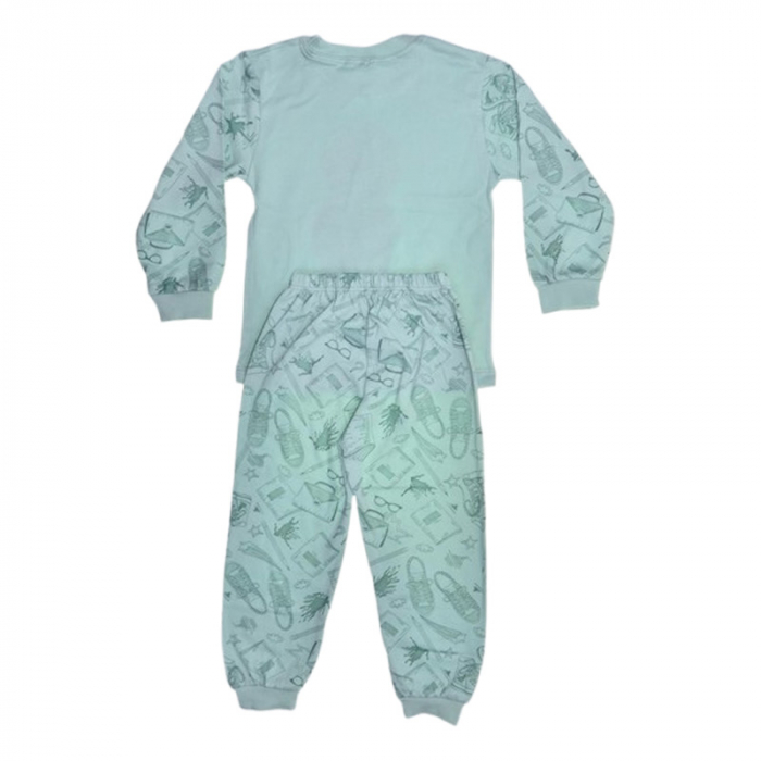 Pijama din 2 piese, pentru baieti, Mini Junior 3994V, Verde [2]