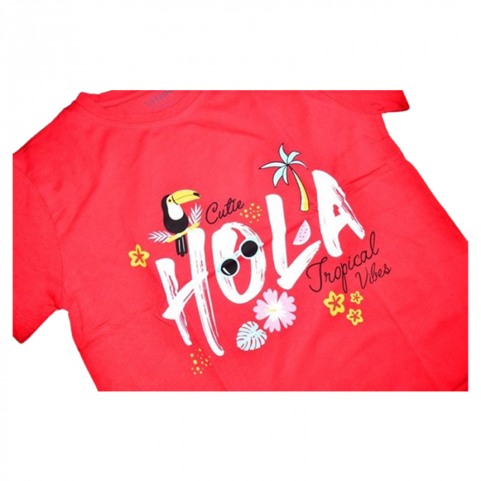 Pijama din 2 piese, pentru fete, Mini Junior 11746R, Rosu [6]