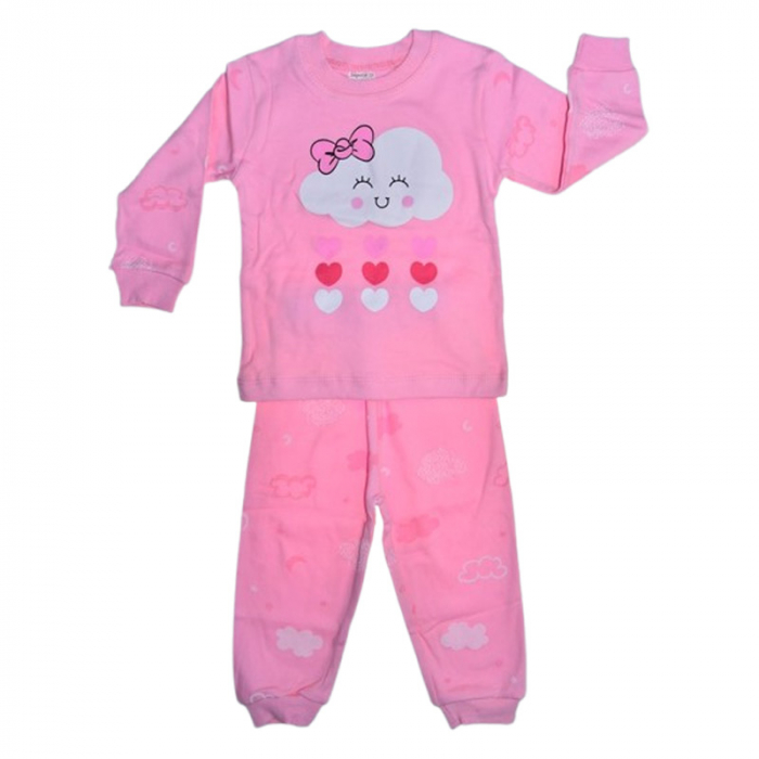 Pijama din 2 piese, pentru fete, Mini Junior 1512R, Roz [1]