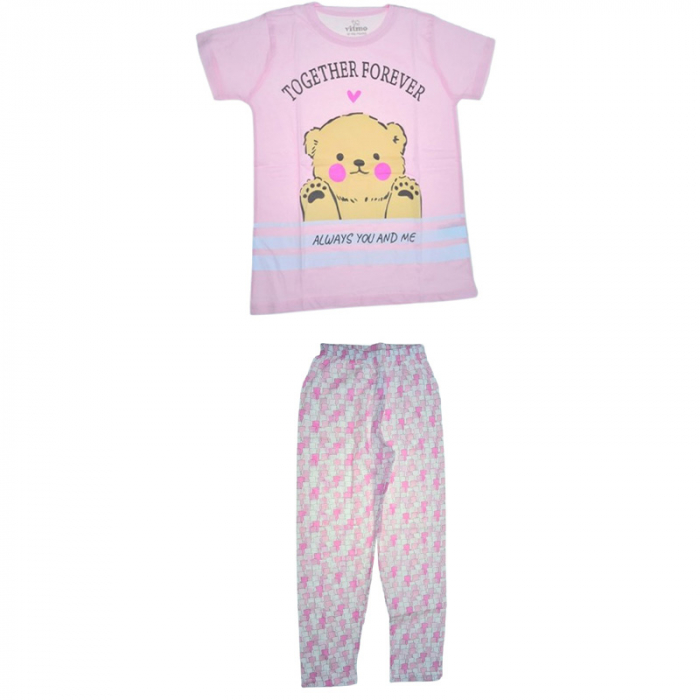 Pijama din 2 piese, pentru fete, Mini Junior 55361R, Roz [1]