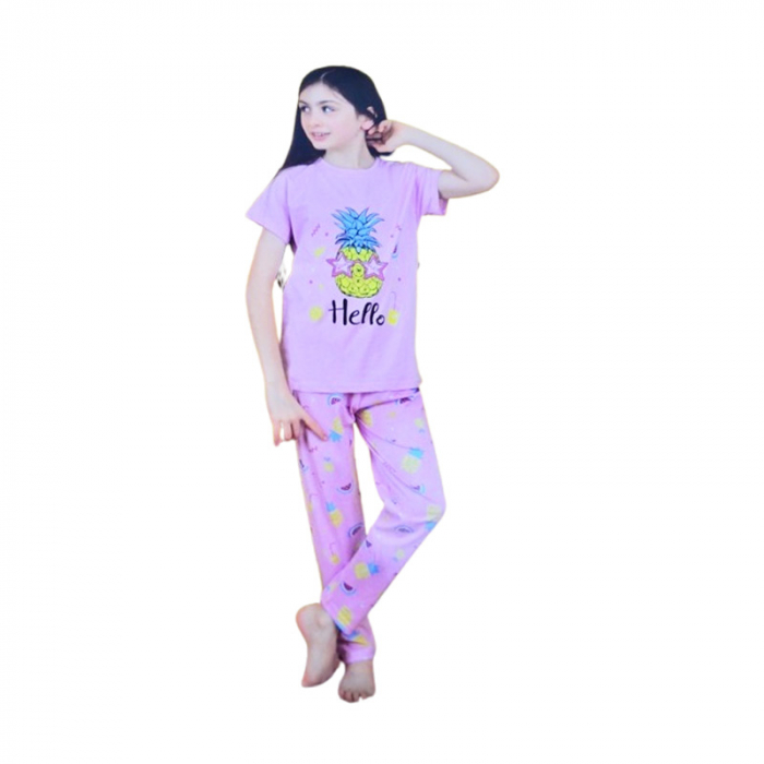 Pijama din 2 piese, pentru fete, Mini Junior 61485R, Roz [2]