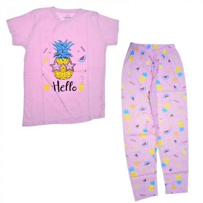 Pijama din 2 piese, pentru fete, Mini Junior 61485R, Roz [1]