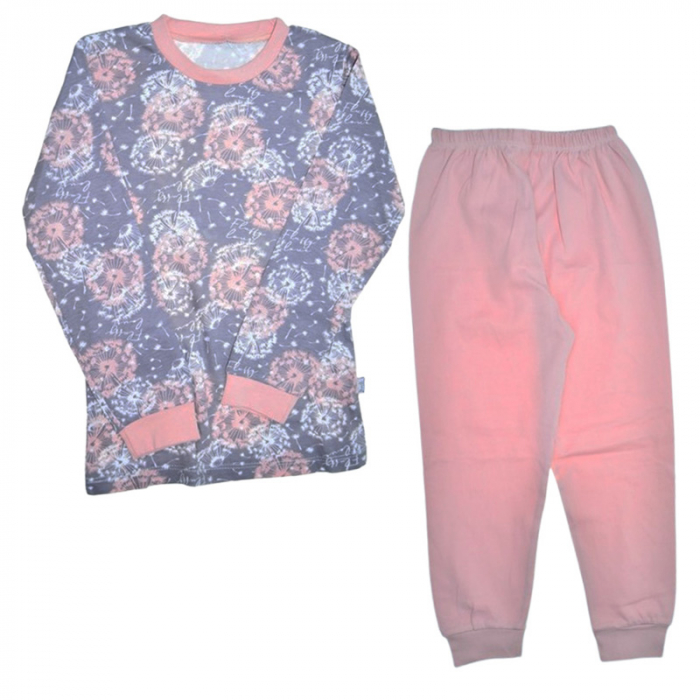Pijama din 2 piese, pentru fete, Mini Junior PJ2508R, Roz [1]