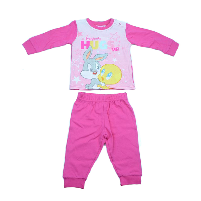 Pijama pentru fete Sun City Looney Tunes ER0318F-74, Fucsia [1]