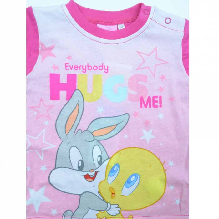 Pijama pentru fete Sun City Looney Tunes ER0318F-74, Fucsia [3]