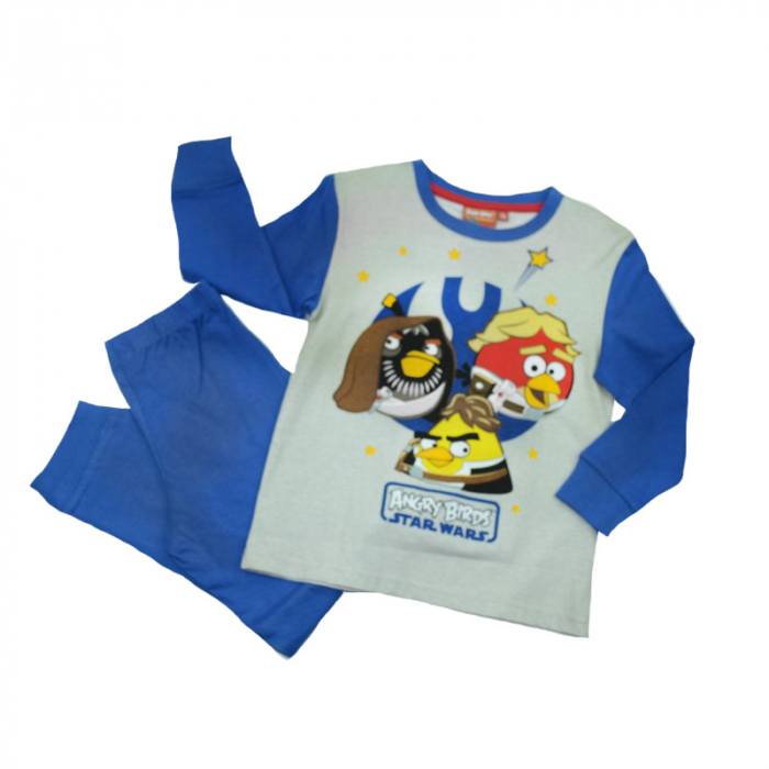 Pijama pentru baieti Angry Birds Disney DISB-KPYJL45745A-116, Albastru [1]