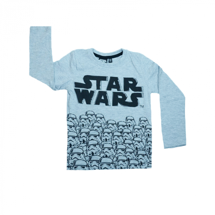 Pijama pentru baieti E Plus M Star Wars PBD-05-110-cm, Gri [4]
