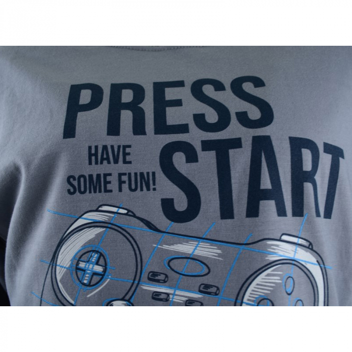 Pijama pentru baieti GT 7584-128-cm, Gri [2]