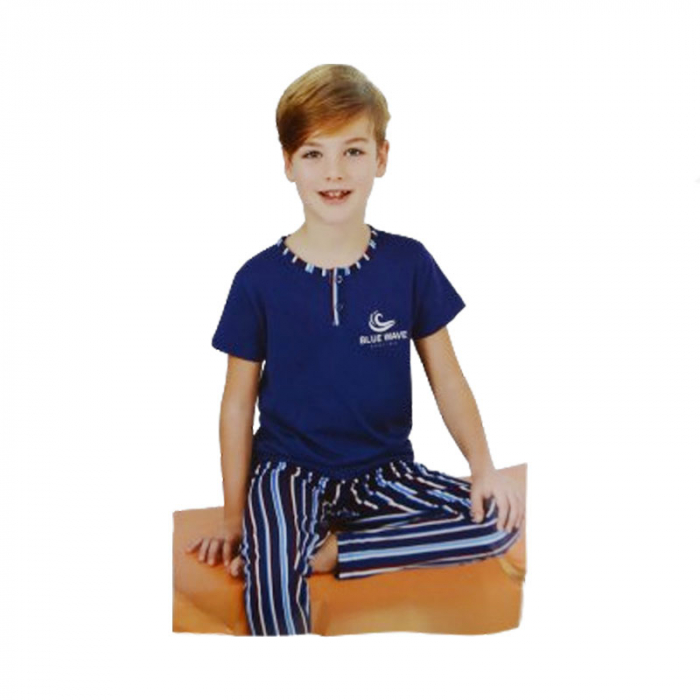 Pijama pentru baieti Mini Junior PJ-31614, Bleumarin [6]