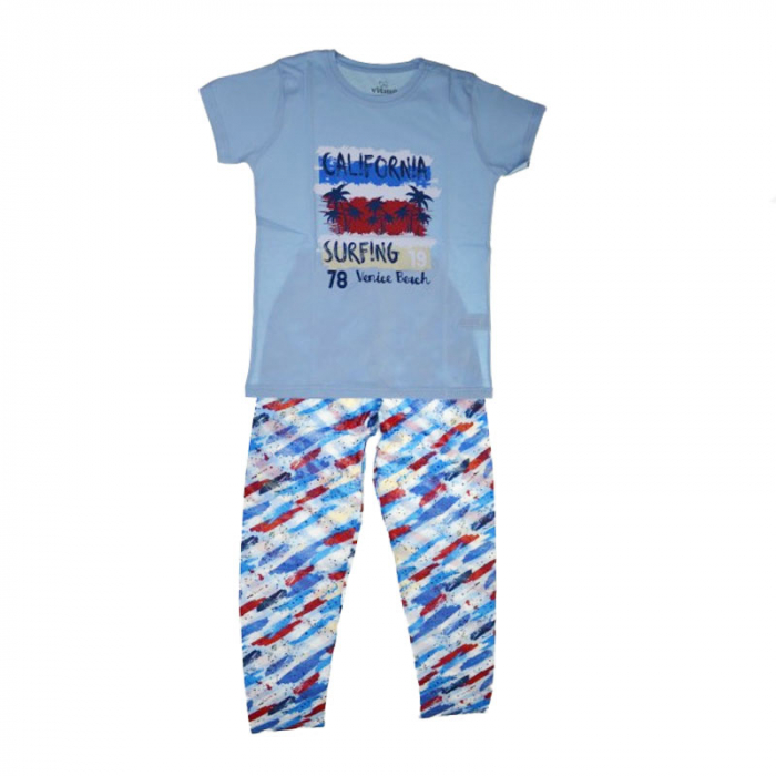 Pijama pentru baieti Mini Junior PJ-71972, Albastru [1]