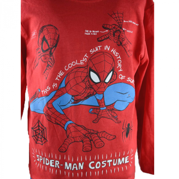 Pijama pentru baieti Sun City Spider Man HS2039-128-cm, Rosu [3]