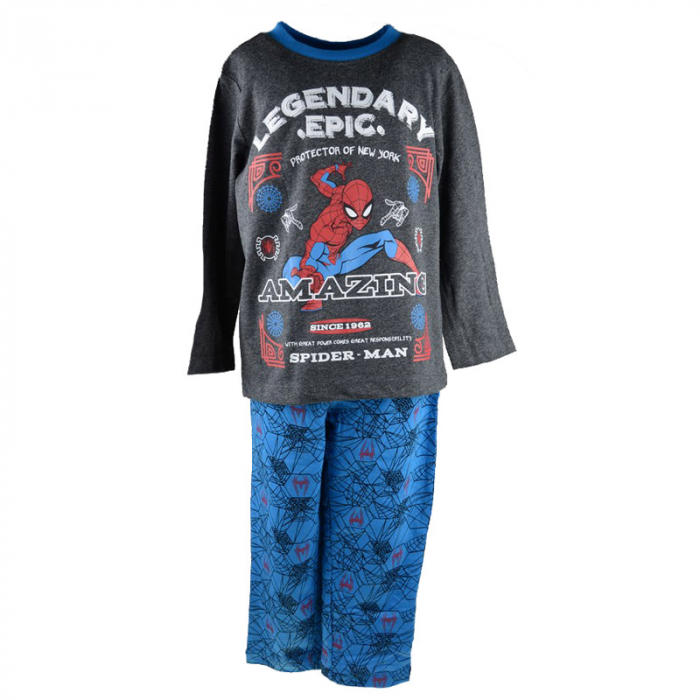 Pijama pentru baieti Sun City Spider Man HS2042G-98-cm, Gri [1]