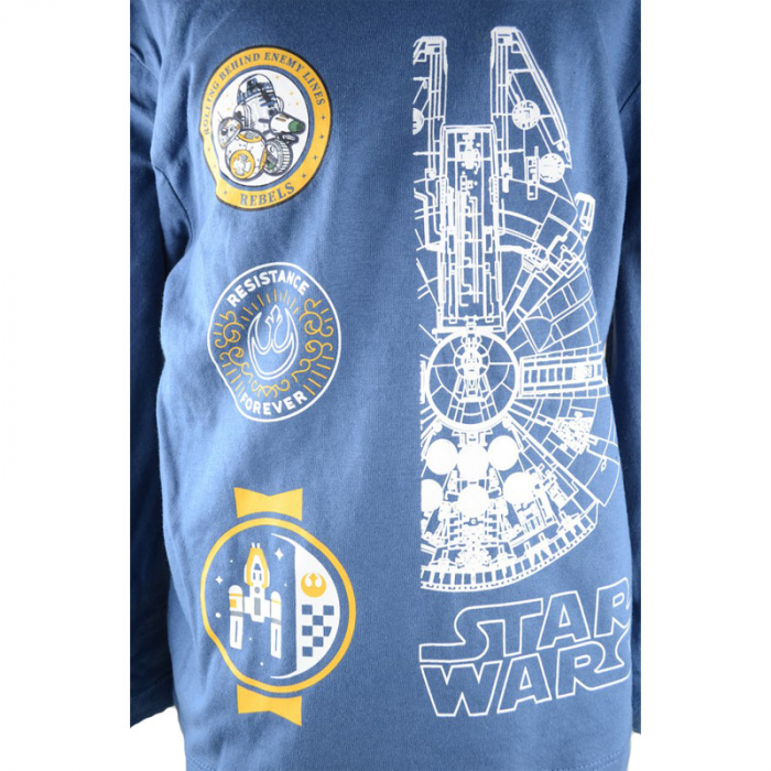 Pijama pentru baieti Sun City Star Wars TH2128B-116-cm, Bleumarin [3]